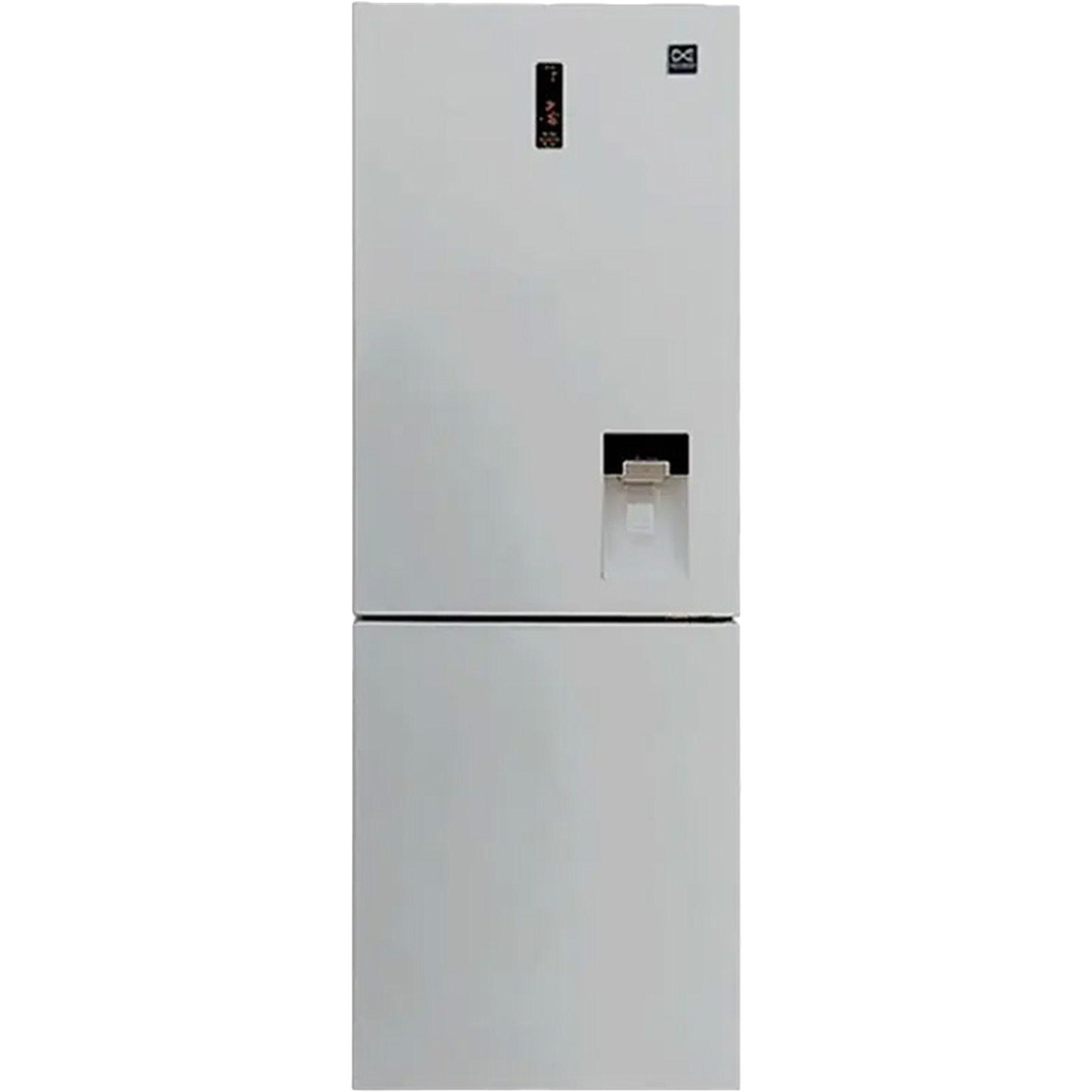یخچال فریزر 24 فوت دوو مدل BMI-10GW با ارتفاع 196، پهنای 67 و عمق 68 سانتی متر، میزان مصرف انرژی A+، دارای 1 کشو در یخچال و 4 کشو در فریزر، دارای سیستم نوفراست