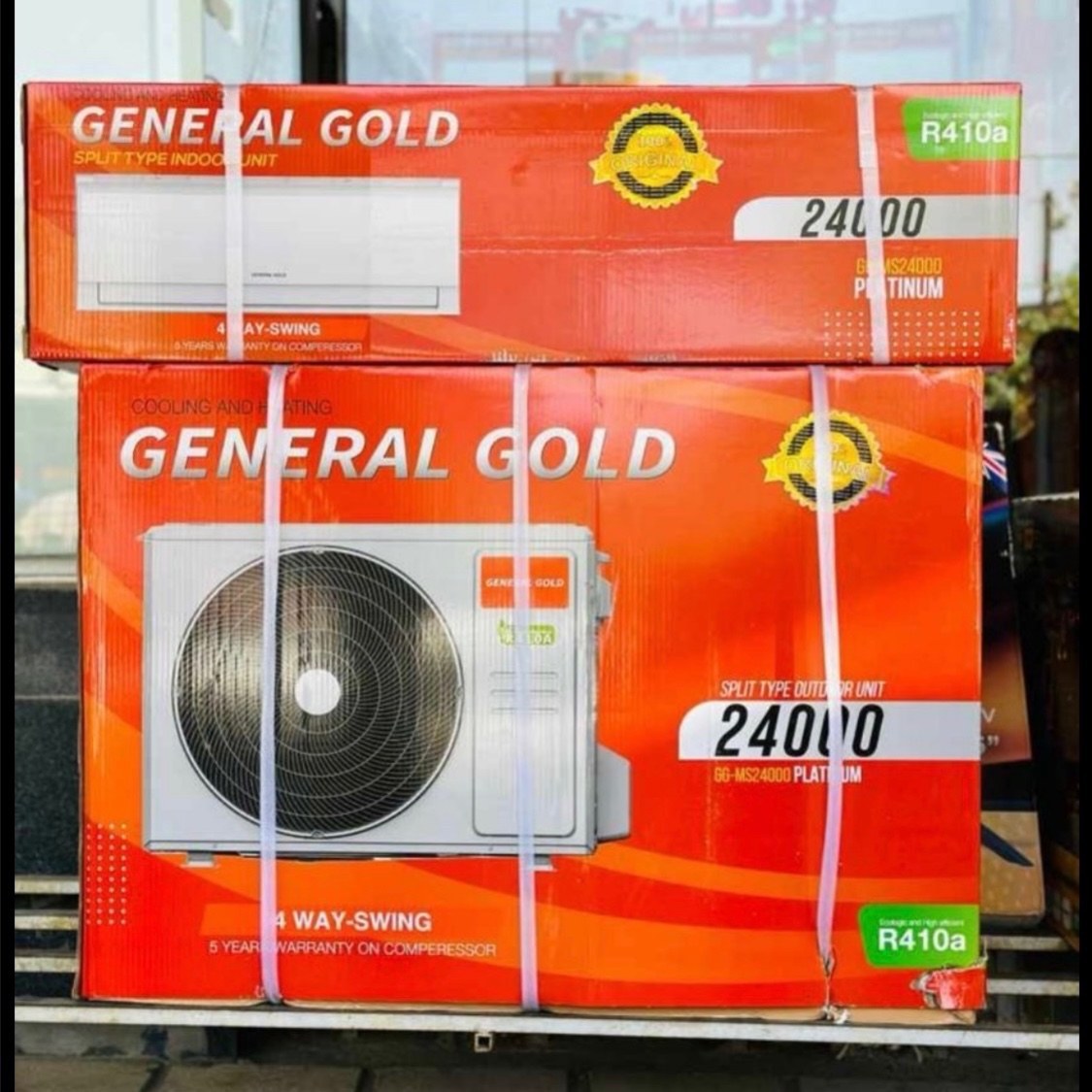 کولرگازی 24000 جنرال گلد پلاتینیوم مدل GG-MS24000