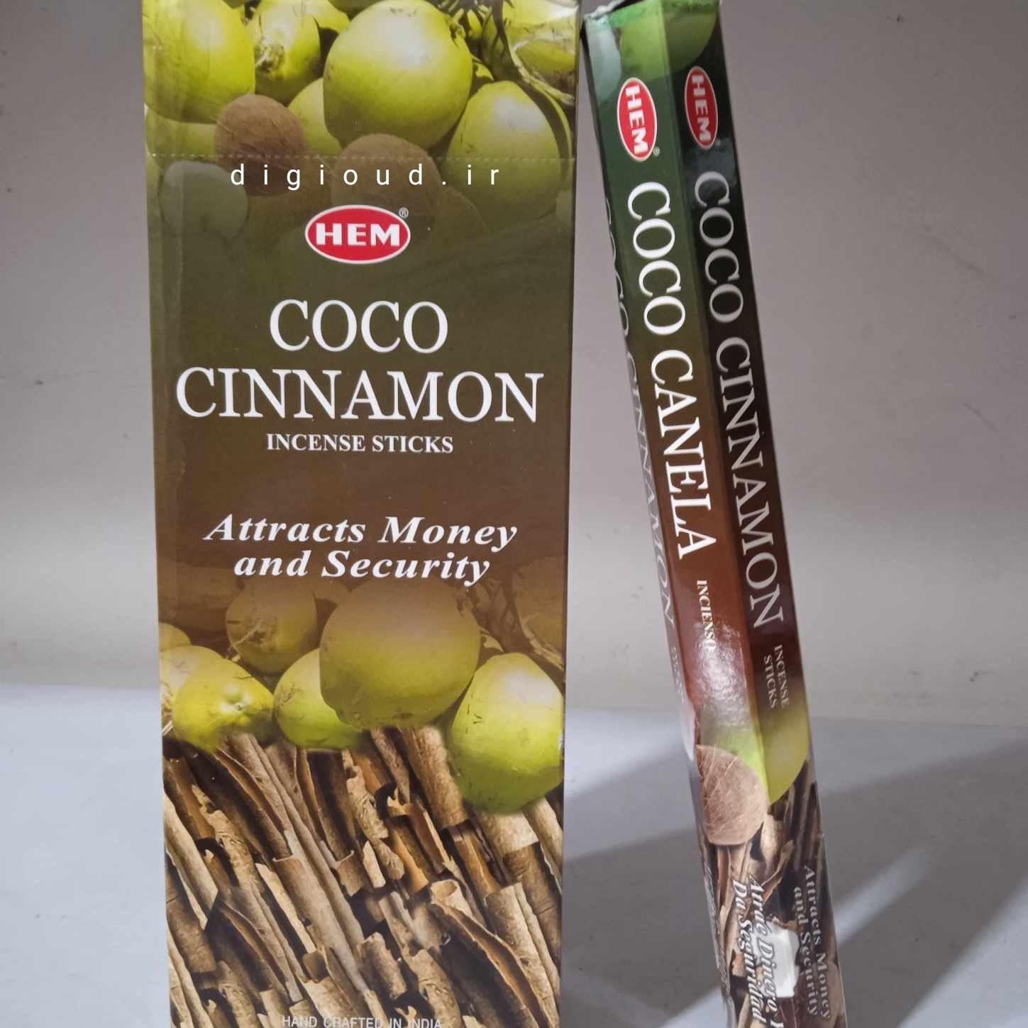 عود شرکتی هم HEM رایحه نارگیل دارچین COCO CINNAMON