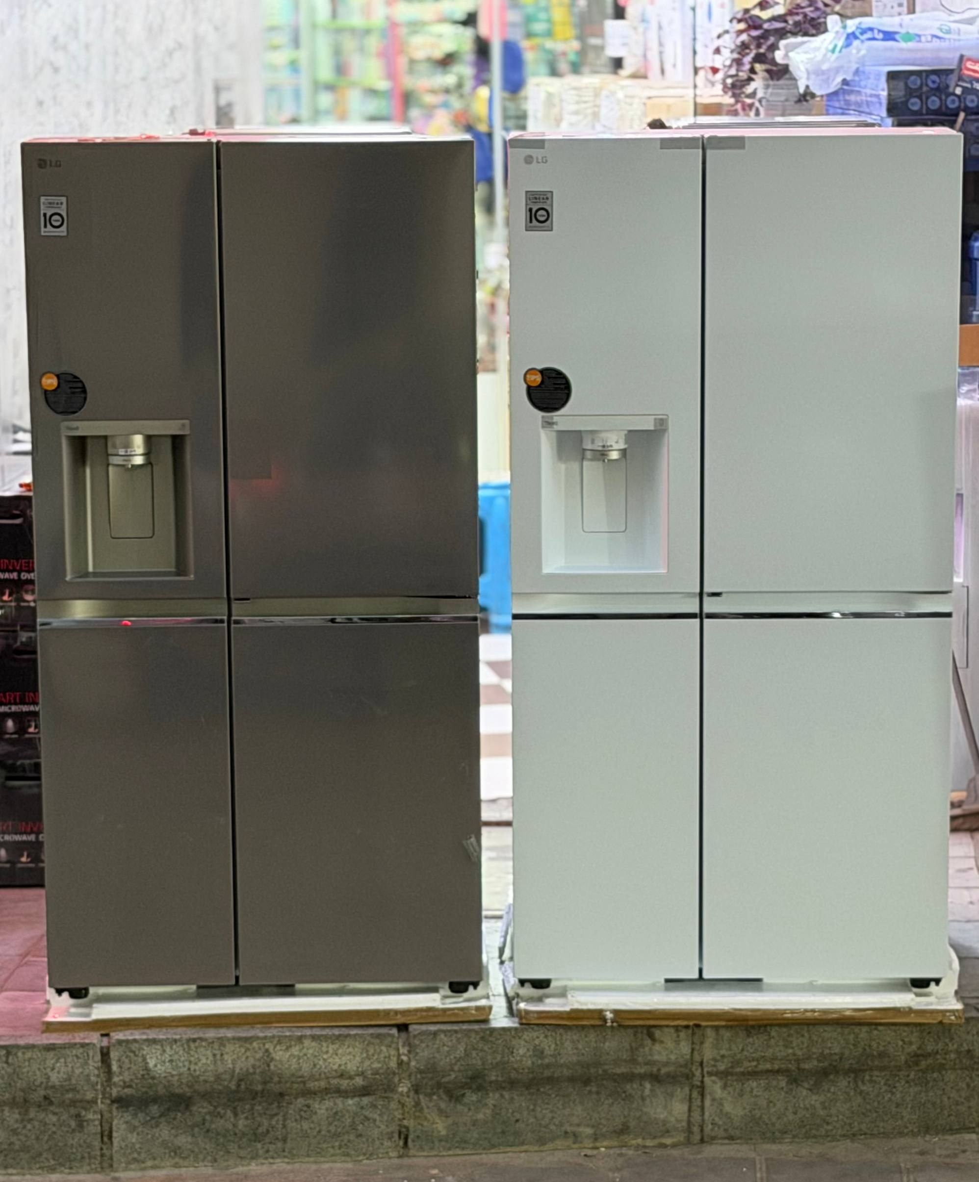 یخچال فریزر الجی ساید بای ساید مدل GC-J348CSFS