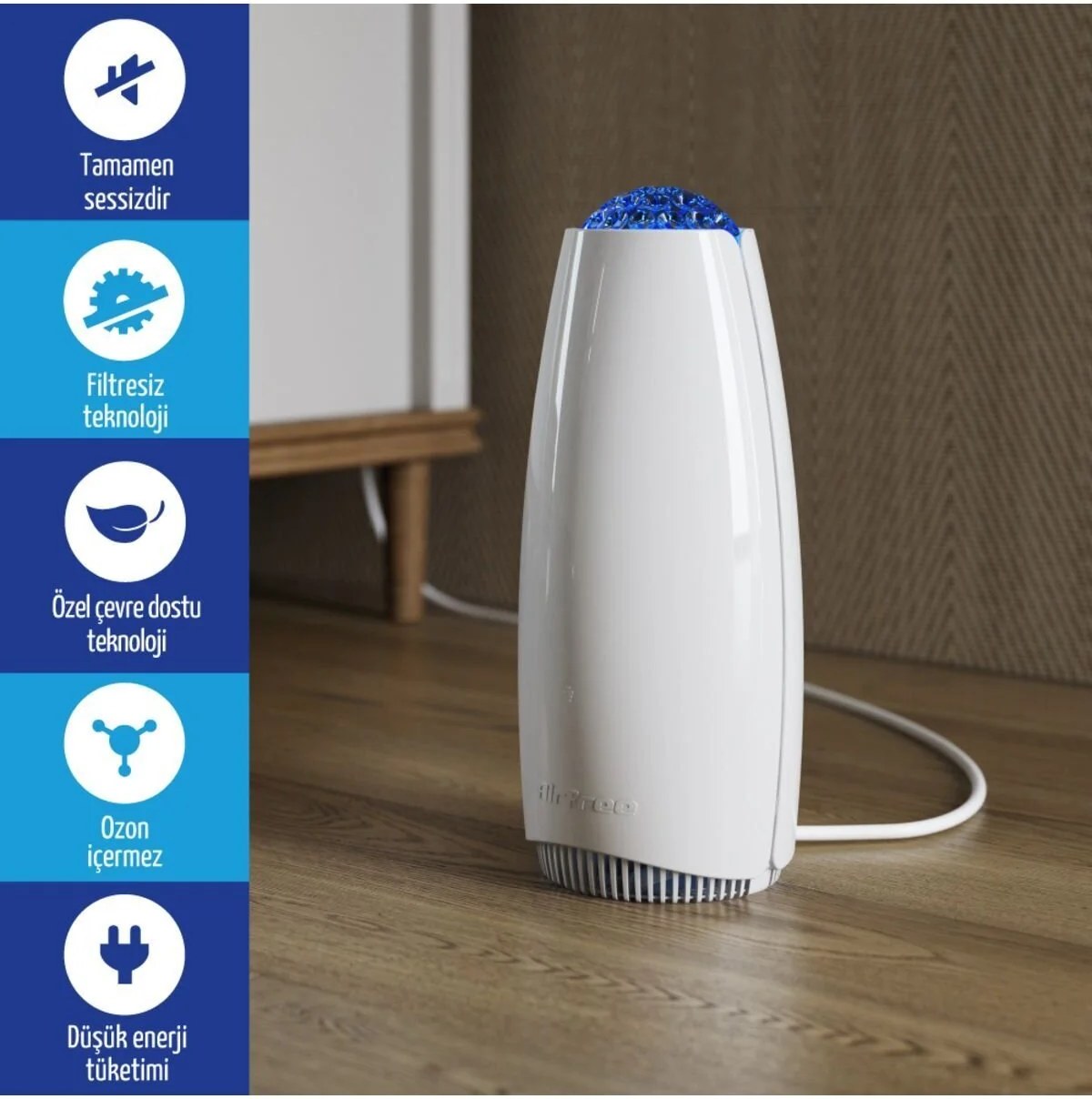 تصفیه کننده هوا دستگاه هوای روشن 16 متر مربعی TULIP BABYAIR 40 Airfree
