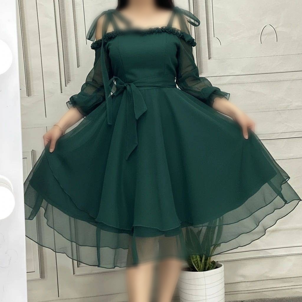 لباس مجلسی عروسکی زنانه لارا سایز ۳۴ تا ۴۴