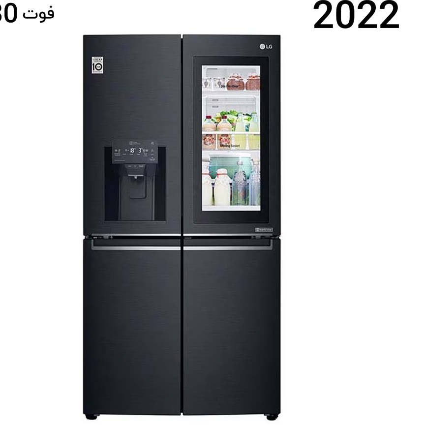 یخچال فریزر ساید بای ساید ال جی X29 رنگ دودی مدل GC-X29FTQML
