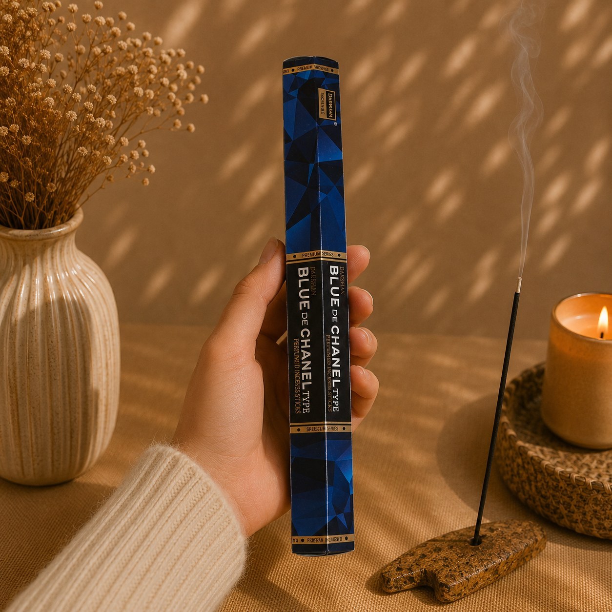 عود بلو چنل Blue Chanel (برند Darshan) شاخه ای