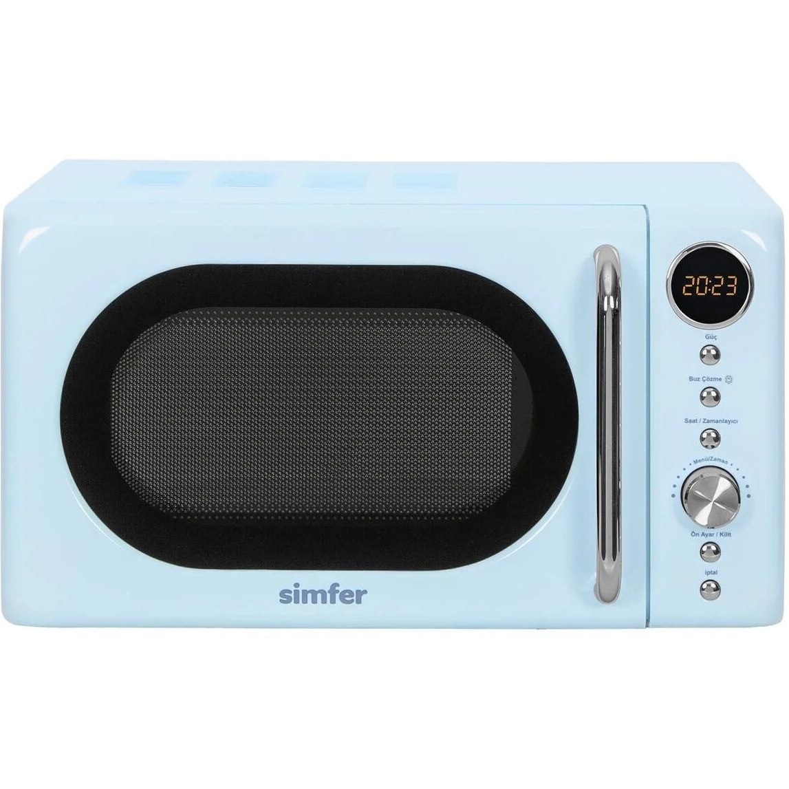 مایکروویو مایکروفر دیجیتال رترو آبی SK4606 Simfer