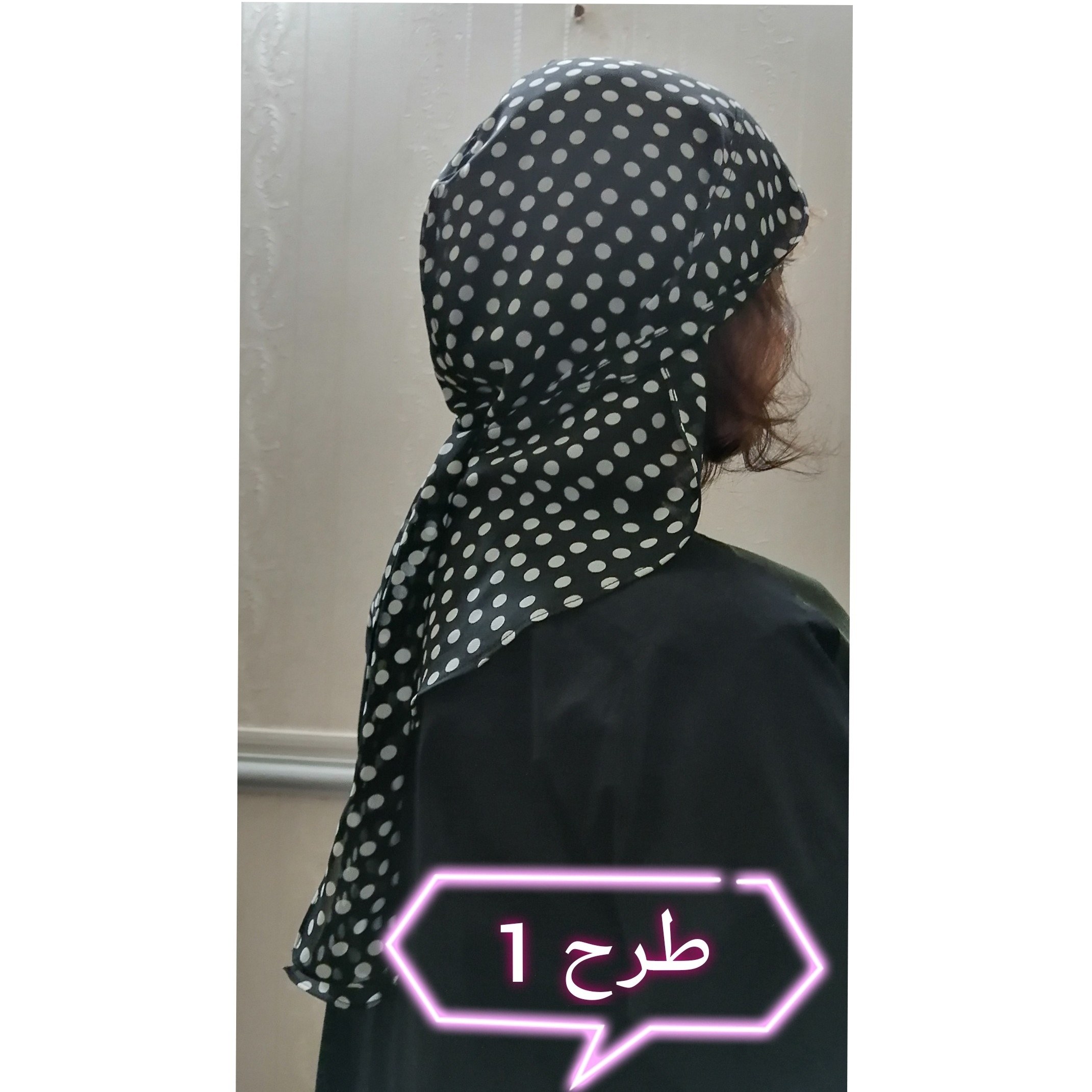 دورگ سربند دستمال سر اسکارف دورگ عربی اسپورت زنانه مردانه جنس حریر طرح دار و خال خالی