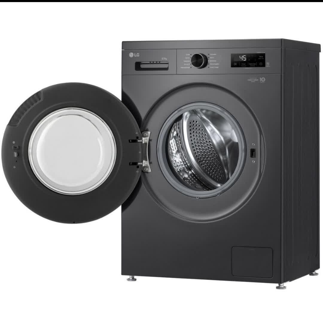 ماشین لباسشویی ال جی با ظرفیت 9 کیلوگرم خاکستری مدل LG F2Y1TYP6J