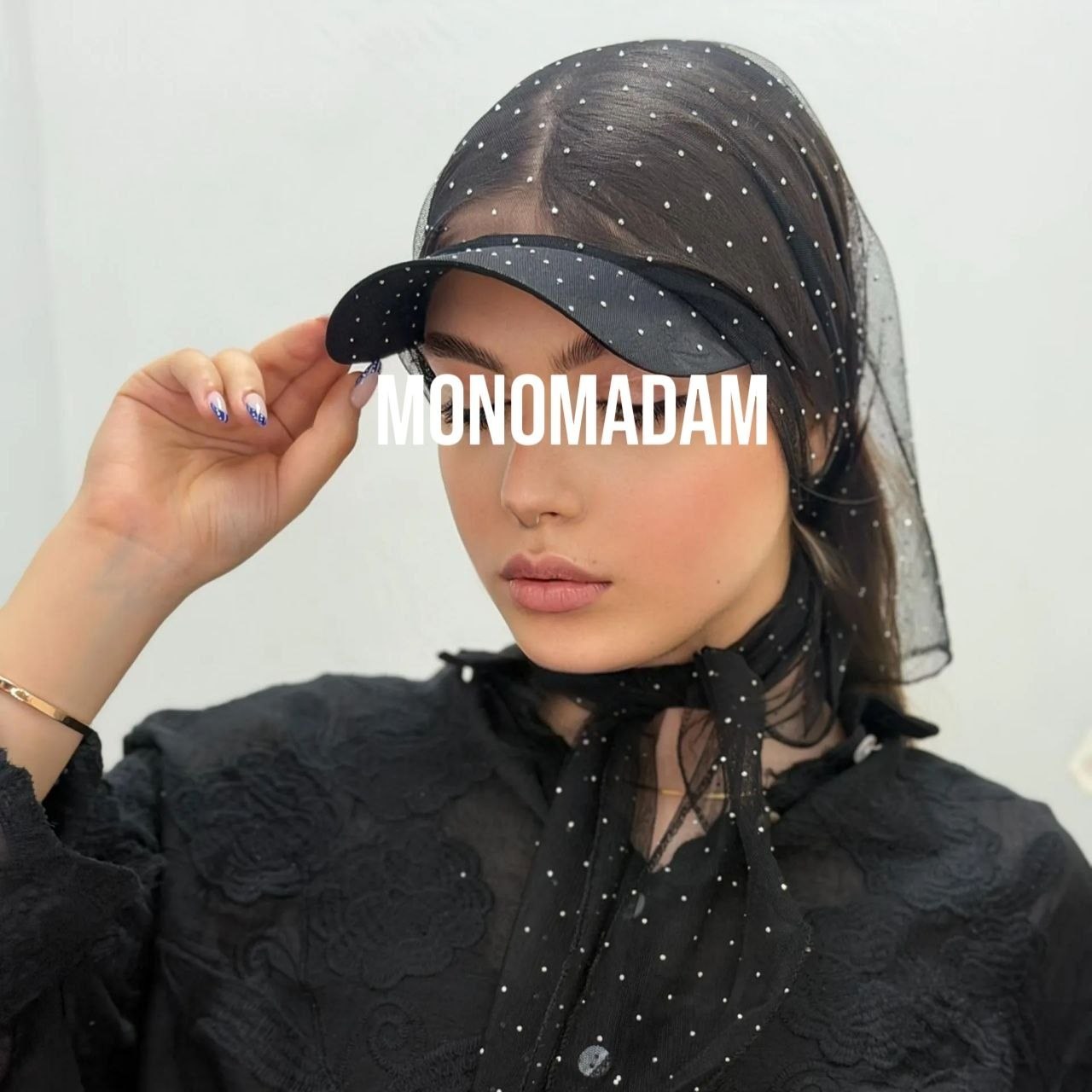 دورگ نقابدار حریر نگیندار زنانه و دخترانه