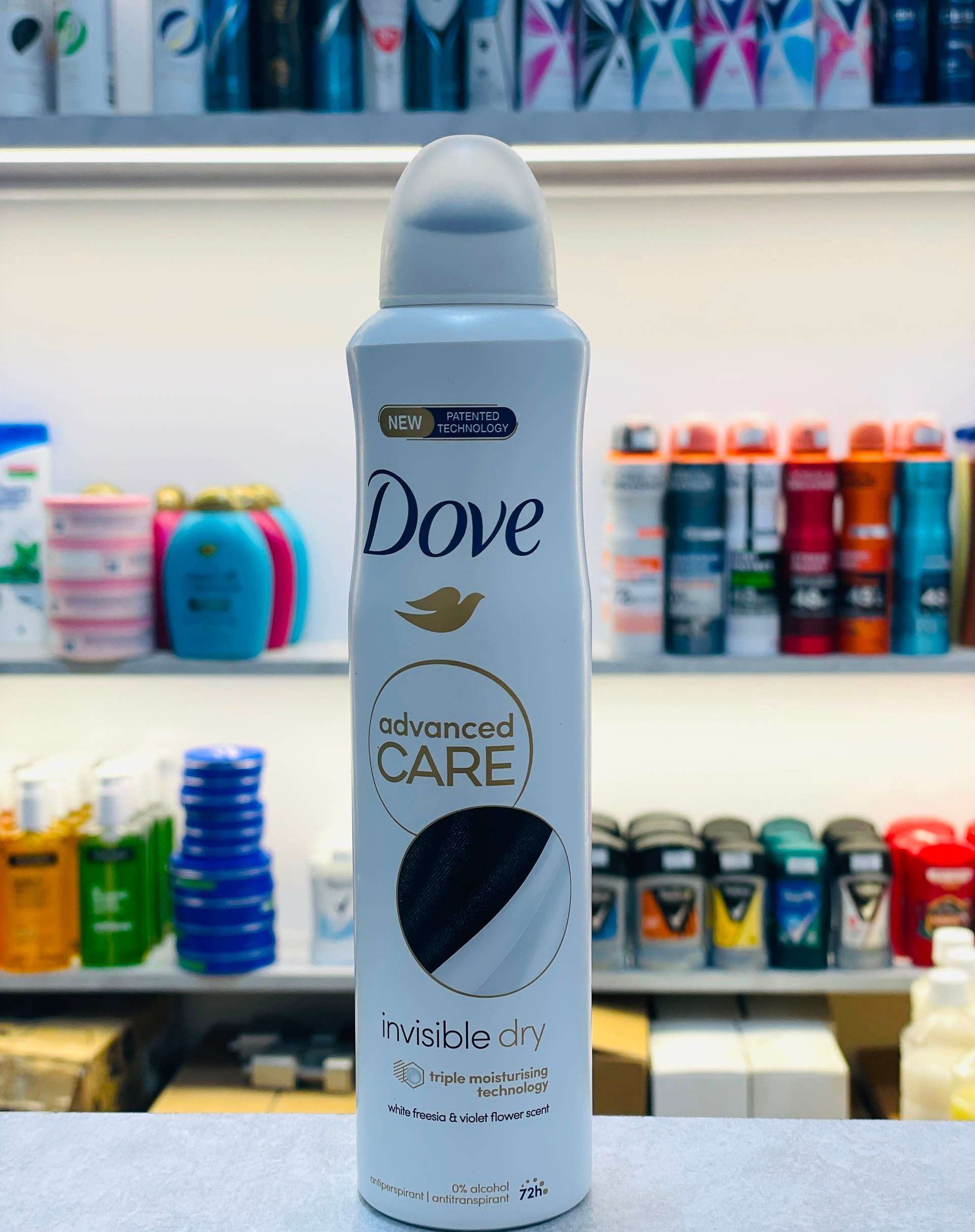 اسپری ضدتعریق داو DOVE اورجینال مدل Advanced Care invisible dry حجم250 میل