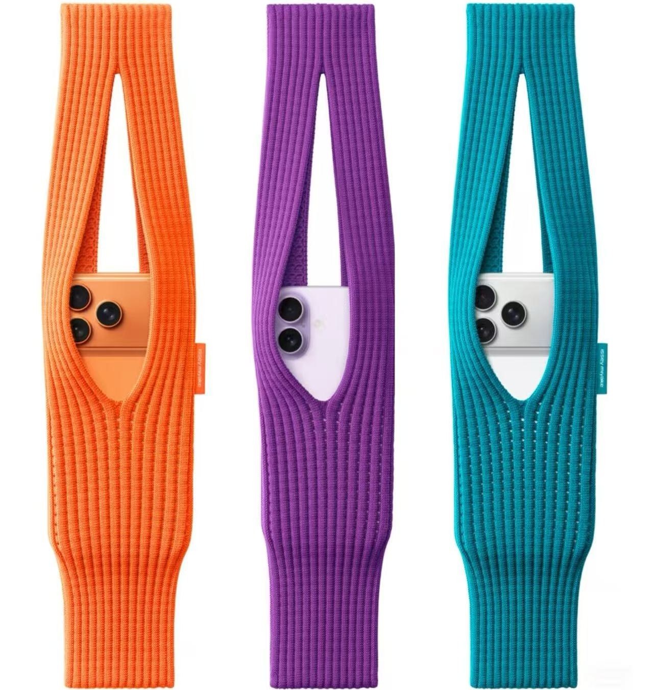 کاور گوشی اپل مدل ۳D Knit Sleeve طراحی ۳D