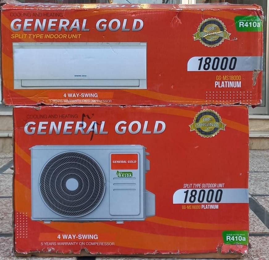 کولر گازی جنرال گلد مدل GG-MS18000 ظرفیت ۱۸ هزار پلاتینیوم