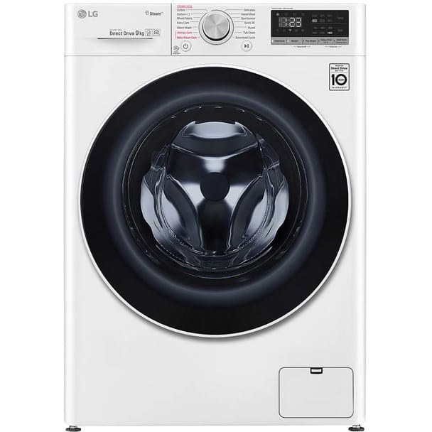 ماشین لباسشویی 9 کیلویی ال جی مدل F4V5VYP0W / F4V5VYP2T LG F4V5 / V5 Washing Machine 9Kg