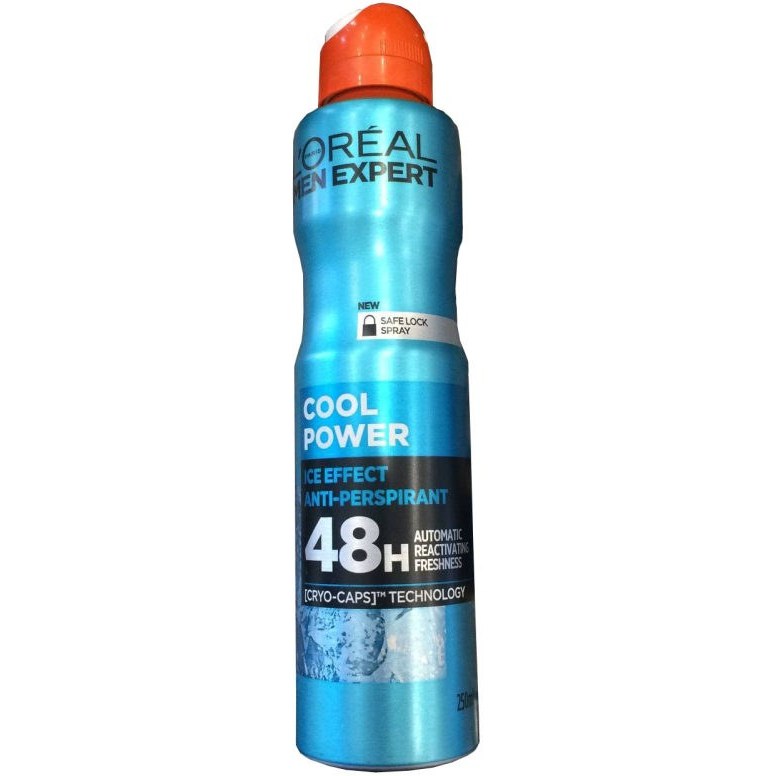 اسپری دئودورانت کول پاور لورآل L’Oréal آبی
