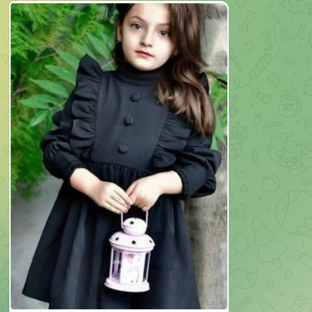 سارافون دخترانه محرمی ،سارافون بچگانه مشکی
