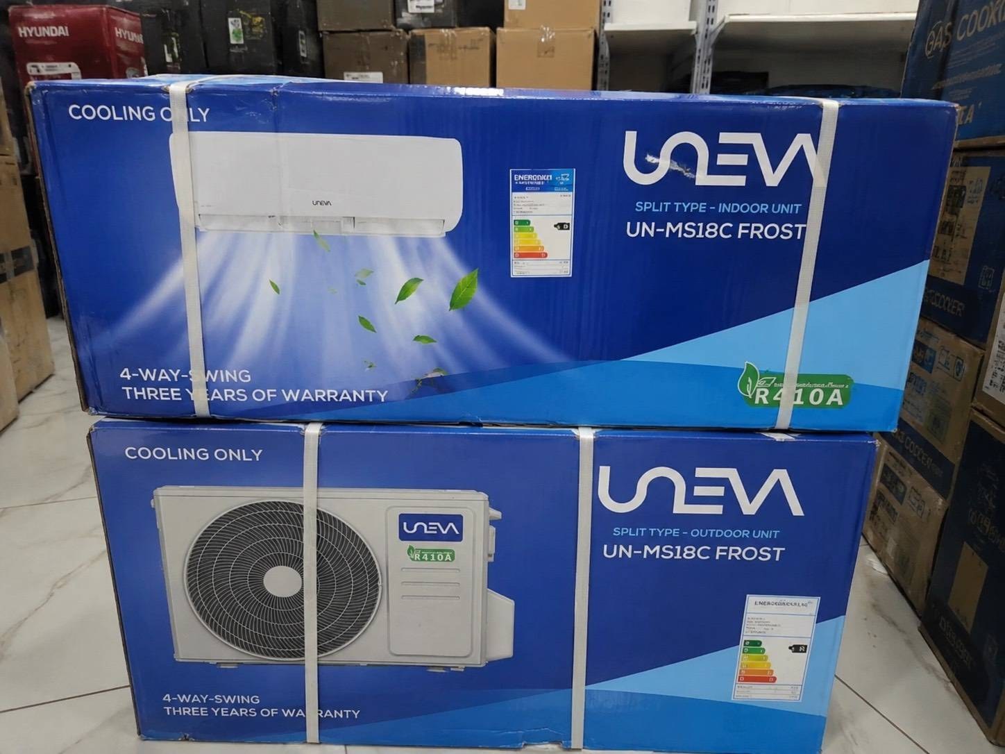 کولر اسپلیت یونیوا ۱۸۰۰۰ موتور پیستونی مدل UN-MS18C