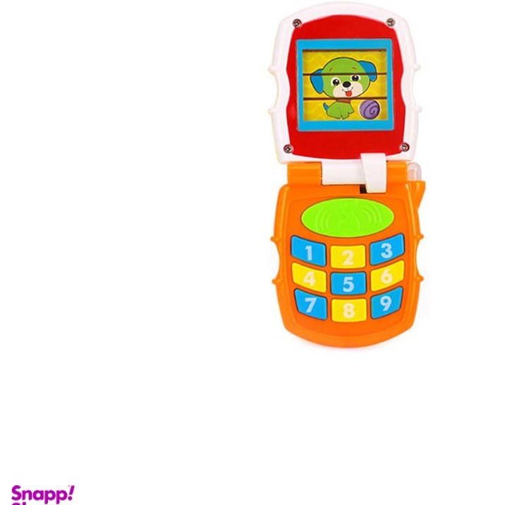 موبایل موزیکال هولی تویز (Huile Toys) مناسب 1 تا 3 سال رنگ نارنجی
