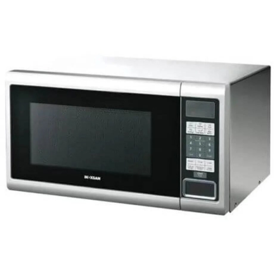 مایکروویو مایکروفر 25 لیتری صفحه نمایش دیجیتال رنگ خاکستری 900 وات İnoksan